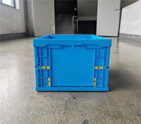 Boîte de stockage logistique pliable en PP recyclable, empilable et pliable