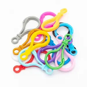 Multicolor Lobster Clasp Keychain Plastic Lanyard Clip | Plastic Lobster Claw Clasp Kids Backpack Clip | Plastic Keychain Hook D