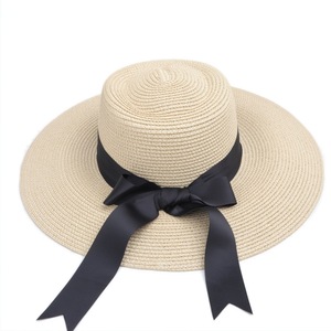 Sombrero de Paja para Mujer, Ala Ancha, Protección Solar, Cinta de Paja Natural, Sombrero de Verano para Adultos, para Actividades al Aire Libre - Product Image 3