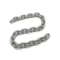 DIN764-Cadena de eslabones galvanizados, medio, comercial, soldado