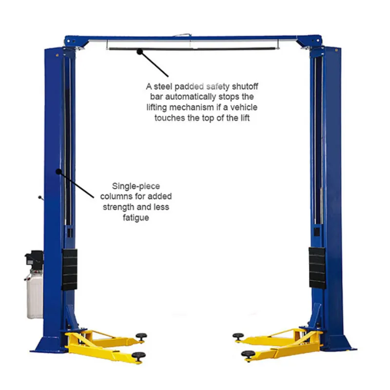 UE-QJY245DA 4 tấn xi lanh thủy lực tự động 2 bài xe nâng miễn phí đứng xe nâng cho Giá bán UE-2PG4.5T