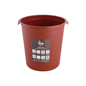 10 Litre Rubbish Receptacle Garbage Tub Litter Round Trash Bin Without Lid