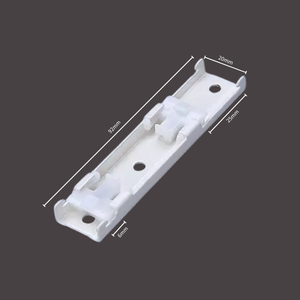 Fabricant professionnel d'accessoires pour rideaux, épaisseur 25+6 #   Support de <span class=keywords><strong>fixation</strong></span> double pour <span class=keywords><strong>tringle</strong></span> à rideau manuelle - Product Image 2