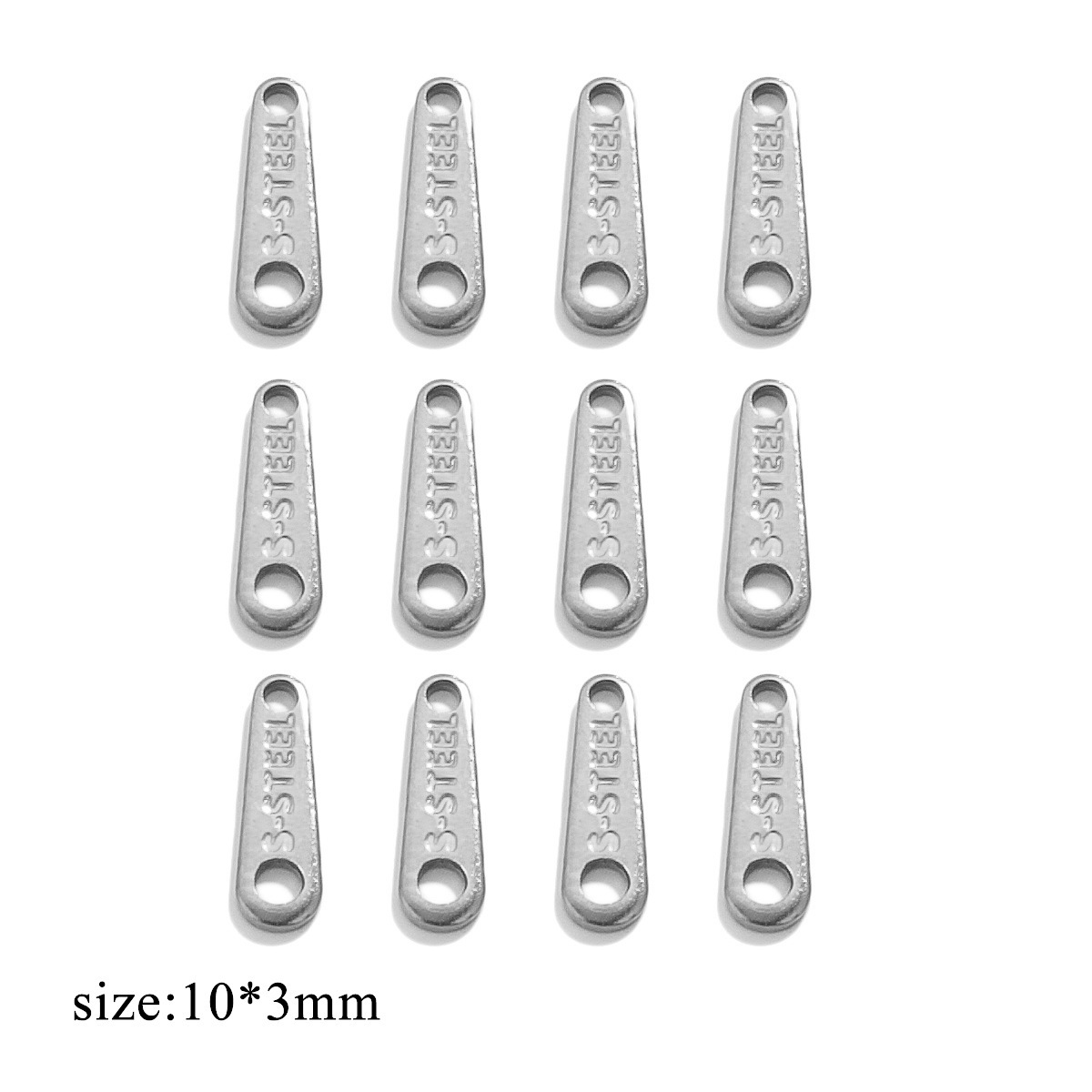 Steel color-droplet type engraving S.STTEL