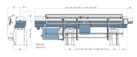 Alimentateur de barres LNS de marque pour tour CNC, haute adaptabilité, positionnement précis, alimentation de barres à haute efficacité