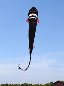 طائرة ورقية قرش مصممة خصيصًا للأطفال بالجملة طائرات ورقية طائرة مع إطار من الألياف الزجاجية من الشركة المصنعة للطائرة الورقية - Product Image 6