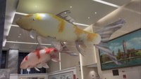 RC Bionic Flying Koi Fish Airship 3D Inflatable Floating Drone Remote Control Biomimetic Blimp Electric Air Pump Event