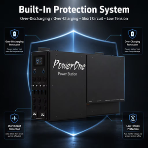 Estación de Energía Portátil de 3000W con Batería para Piezas de Automóviles, Sistema de Energía para Vanlife - Product Image 3