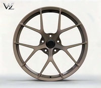 Nuevas llantas de aleación de aluminio forjado WL Multi Y Spoke de 18-24 pulgadas, ligeras, deportivas, de diseño cóncavo y pintadas para Mercedes, Audi y Tesla.