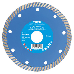 Discos de Sierra de Diamante Ventilados FERVI - Product Image 1