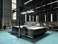 Machine de découpe automatisée de tissu construite pour durer Table à vide de coupe de couteau oscillant CNC avec certification ISO 9001