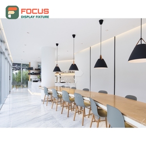 Commercial Coffee Merchandise Display Rack Wood Grain Finish Tall Vertical Display Roastery Product Display Rack - Product Image 2