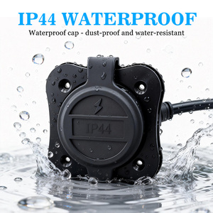 IP44 125V 15A AC Port <strong>Plug</strong> 12AWG Heavy-duty RV Shore Power Inlet <strong>Plug</strong> with 5 Ports Industrial Equipment Use - Product Image 4