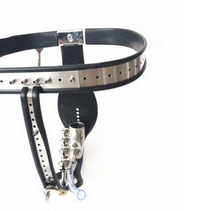 Bragas sexys, cinturón de castidad masculino con jaula para pene, bloqueo de castidad de acero inoxidable, dispositivo CBT, productos de metal de bondage BDSM para adultos - Product Image 4