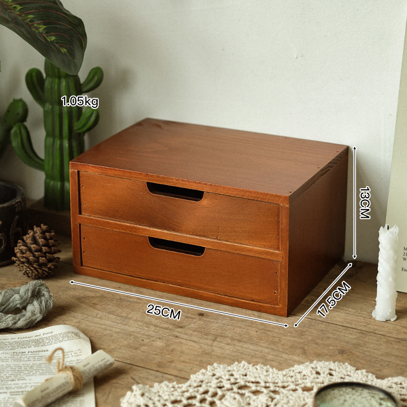 Retro-style two-drawer