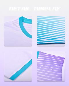 100% Polyester Stoff Fußball uniform Sublimation Transfer druck für Männer und Frauen Uniform - Product Image 4