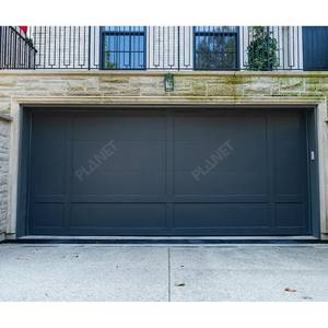 Portail personnalisé de luxe Coulissant automatique <span class=keywords><strong>4m</strong></span> durable en acier de couleur grise 10x10 <span class=keywords><strong>porte</strong></span> de <span class=keywords><strong>garage</strong></span> isolée pour entrée - Product Image 5