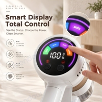 Aspirateur à main TEENDOW V30 STRONG MAX 2 en 1, 28Kpa, moteur sans balais, station de nettoyage automatique, aspirateur à main sans fil