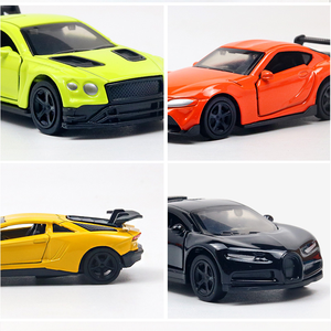 Modellini <span class=keywords><strong>di</strong></span> Auto in Scala 1:64, <span class=keywords><strong>3</strong></span> Porte, Funzione Pullback, Decorazione Classica, Auto da Corsa in Lega, Regalo per Bambini - Product Image 2