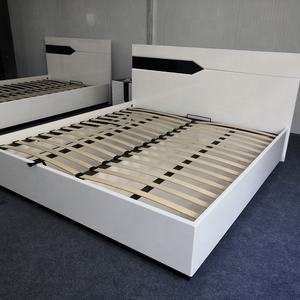 NOVA 1904AA050 Meubles <span class=keywords><strong>de</strong></span> maison Flèche noire et blanche Ensemble chambre Queen / King Size avec fonction <span class=keywords><strong>de</strong></span> rangement - Product Image 2