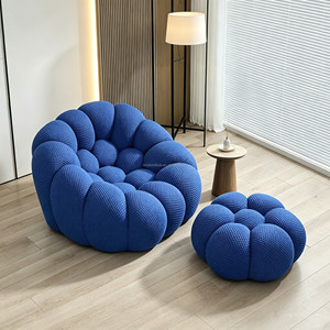 Sillón Individual de Lujo Moderno, Económico, Directo de Fábrica, con Forma de Burbuja, Calabaza o Balón de Fútbol, para Dormitorio o Balcón - Product Image 3