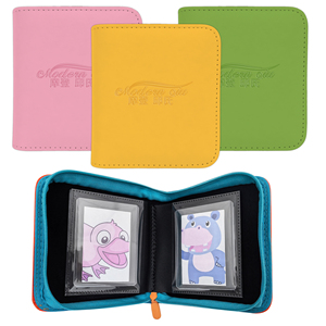 Modernqiu Raccoglitore per Carte TCG Personalizzato con Design a Tasca Singola, in Pelle con Logo Goffrato, Album Colorato per Carte - Product Image 1
