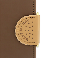 2024 A6 personnalisable cahier planificateur magnétique couverture en cuir Journal Journal papeterie imprimé Style fil couture reliure