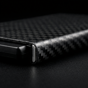 Portefeuille fin en fibre de carbone anti-RFID CardHoda - Porte-cartes de visite multifonctionnel avec aluminium sans fermeture - Product Image 3