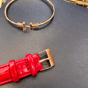 Rodeo XB-35 Luxury Unisex Mechanical <b>Watch</b> Stainless Steel Band Metal <b>Case</b> 30mm Hidden Clasp Digital Numeral Dial Chopards - Product Image 4