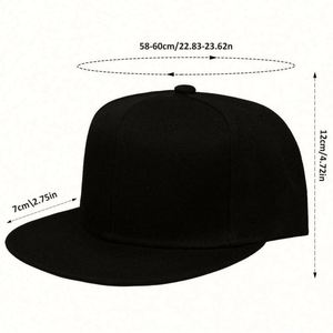 Wholesale Waterproof Outdoor Blank Sports Cap Hiphop Snapback <b>Hat</b> Flat Brim Promotional Basketball Cap High Profile 6 Panel <b>Hat</b> - Product Image 4