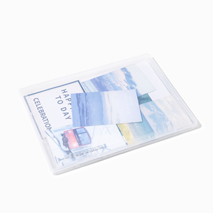 Boîte de rangement pour documents en plastique transparent, organiseur de classement pour la maison ou le bureau - Product Image 1