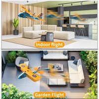 NUEVO HOSHI KFPLAN KF801 Avión RC de 4 Canales y 60m de Alcance, Mini Planeador de Ala Fija Eléctrico, Listo para Volar, con Baterías Remotas