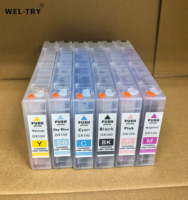 Cartouche d'encre compatible WEL-TRY 230ML avec puce à usage unique pour Fujifilm DX100, encre à colorants de haute qualité T7812 T7813 T7814 T7815