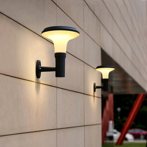 HOTOOK OEM <span class=keywords><strong>esterno</strong></span> solare Morden illuminazione notturna per esterni LED Up Down applique a parete illuminata per interni lampada per la casa - Product Image 1