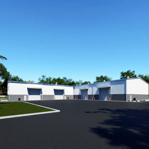 Entrepôt préfabriqué en acier à structure haute TOPPRE, prix économique, directement de l'usine, ateliers de construction de haute qualité - Product Image 1