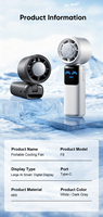 Ventilateurs portables en plastique turbo rechargeables par USB, refroidissement ODM