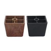 Vente en gros usine : Pieds de canapé doubles réglables en plastique ABS, modernes, accessoires de mobilier pour extérieur, salon, atelier, buanderie