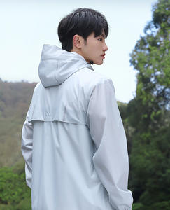 Ensemble imperméable et pantalon de pluie en fibre de polyester pour véhicules électriques et motos, léger, type séparé, imperméable, à capuche, pour l'extérieur - Product Image 2