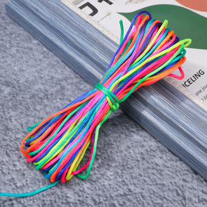 Cordon tressé en nylon de 1,5 mm, cordon en satin queue de rat, fabrication de bijoux, bracelet DIY, nœuds chinois, fil de perlage, vente en gros - Product Image 4