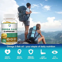 Ausreson OEM Omega-3 Capsules Molles Compléments Alimentaires Naturels Végétaliens 1000mg Huile de Poisson Bio Halal Omega 3 6 9 en Capsules