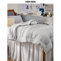 Échantillon gratuit de couette ultra douce toutes saisons avec insert de couette couettes matelassées couette de literie alternative en duvet avec onglets d'angle