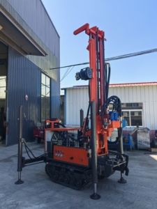 UNIQUE 180m Hydraulic Water Well <b>Drilling</b> Rig Crawler Mounted Borehole <b>Drilling</b> Machine - Product Image 5