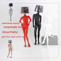 Magasin de vêtements mode fibre de verre femme corps Mannequin torse lampe tête fenêtre affichage vêtements Style