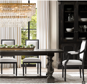 Lustre rectangulaire à étages Marignan en cristal CO, design moderne et luxueux, idéal pour salle à manger, un best-seller - Product Image 5