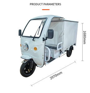 Triciclo <span class=keywords><strong>de</strong></span> Carga <span class=keywords><strong>de</strong></span> 3 Ruedas con Capacidad <span class=keywords><strong>de</strong></span> Carga <span class=keywords><strong>de</strong></span> Más <span class=keywords><strong>de</strong></span> 400 kg, Triciclo <span class=keywords><strong>de</strong></span> Carga Cerrado a Prueba <span class=keywords><strong>de</strong></span> Lluvia para el Mercado Agrícola Rural Africano - Product Image 3