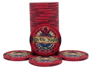 Jetons de <span class=keywords><strong>poker</strong></span> en céramique OEM ODM, 2e amendement, qualité casino, 100 pièces, fabriqués en Chine - Product Image 5