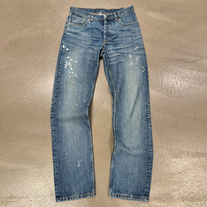 MZN <span class=keywords><strong>Jeans</strong></span> Denim Cerati da Uomo di Alta Qualità Personalizzati di Fabbrica OEM 100% Cotone <span class=keywords><strong>Stone</strong></span> Washed Stile High Street Hip Hop Vendita all'Ingrosso - Product Image 4