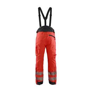 BLAKLADER - 187519775599XXXL Hi-Vis winter <b>trousers</b> Red/<b>Black</b> - EAN 7330509864920 HI-VIS <b>WORKWEAR</b> - Product Image 2