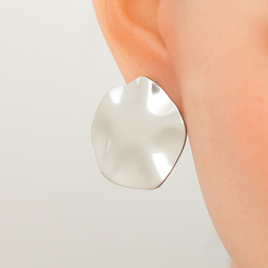 Fashion <b>Stud</b> Earrings Geometric Shape Electroplated 18K Gold <b>Titanium</b> Steel For Women Accessories - Product Image 4