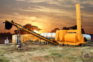 Large Volume <b>Stationary</b> Asphalt Drum Mixing Plant Core Components with <b>Engine</b> Pump Control Panel for Bitumen Projects - Product Image 2